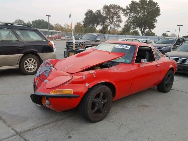 941962337 - 1970 OPEL GT RED photo 2