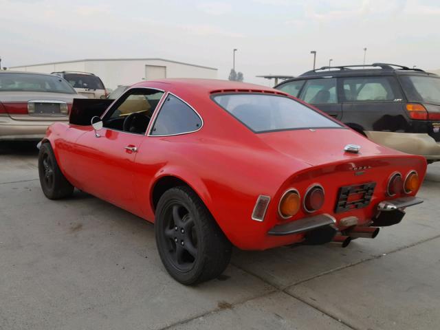 941962337 - 1970 OPEL GT RED photo 3