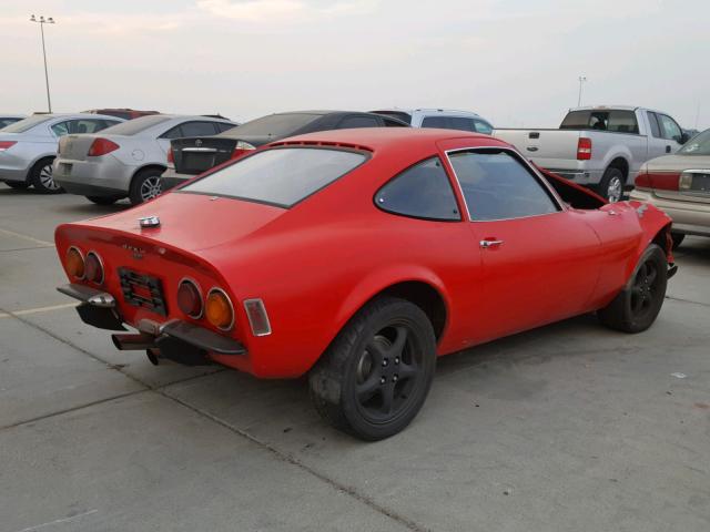 941962337 - 1970 OPEL GT RED photo 4