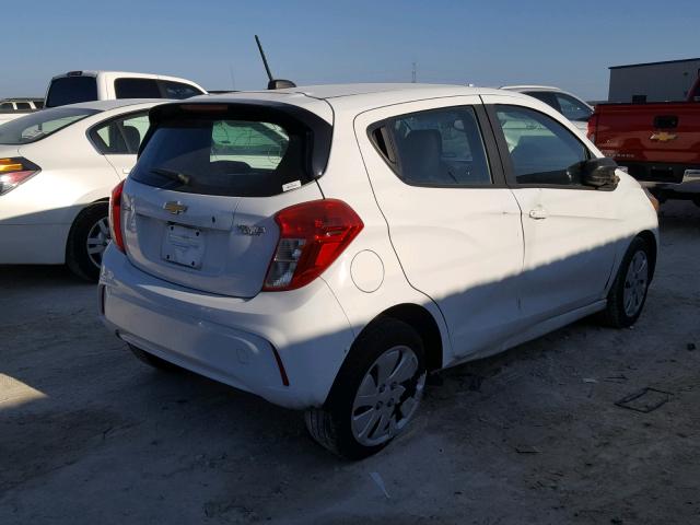 KL8CB6SA8HC709147 - 2017 CHEVROLET SPARK LS WHITE photo 4