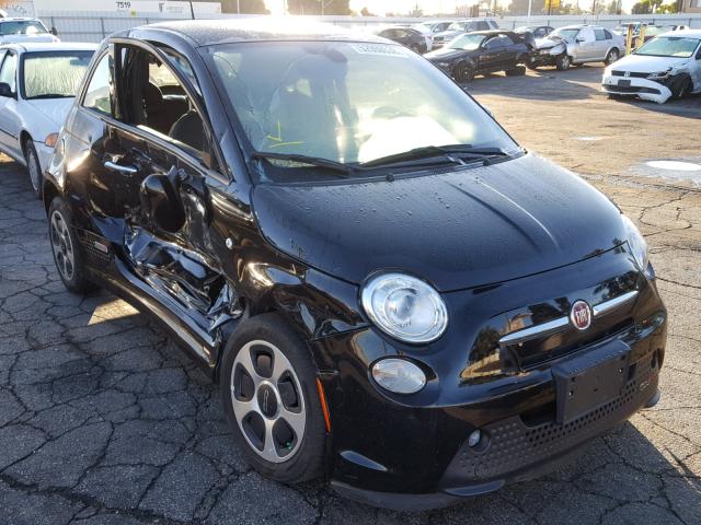 3C3CFFGEXGT218092 - 2016 FIAT 500 ELECTR BLACK photo 1