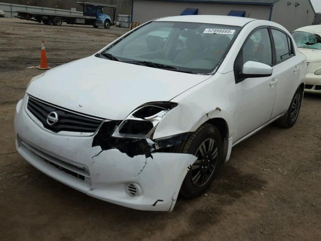 3N1AB6AP7AL685912 - 2010 NISSAN SENTRA 2.0 WHITE photo 2