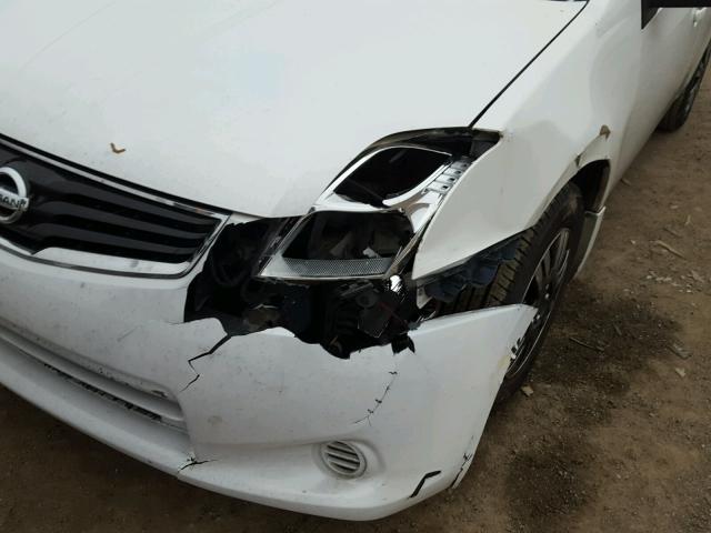 3N1AB6AP7AL685912 - 2010 NISSAN SENTRA 2.0 WHITE photo 9