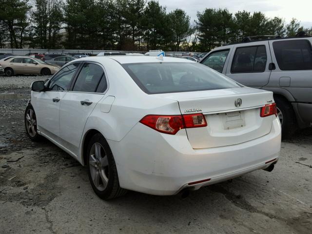 JH4CU2F65CC002496 - 2012 ACURA TSX TECH WHITE photo 3