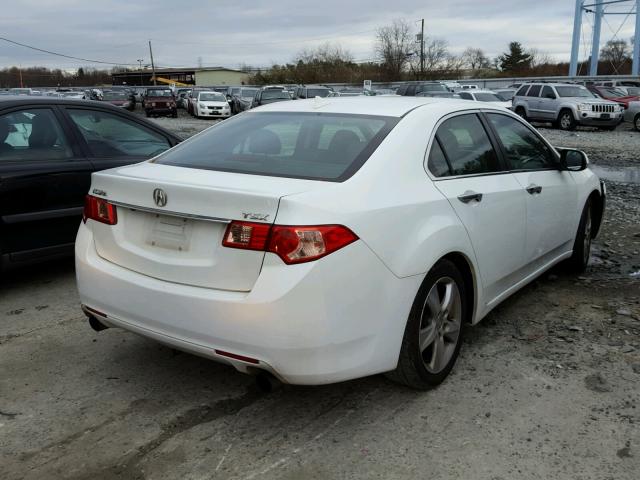 JH4CU2F65CC002496 - 2012 ACURA TSX TECH WHITE photo 4