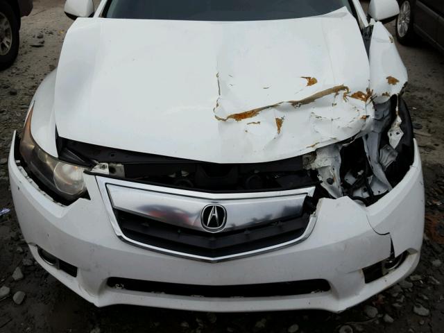 JH4CU2F65CC002496 - 2012 ACURA TSX TECH WHITE photo 7