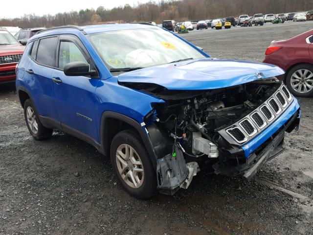 3C4NJDAB6HT624863 - 2017 JEEP COMPASS SP 蓝色 照片 1