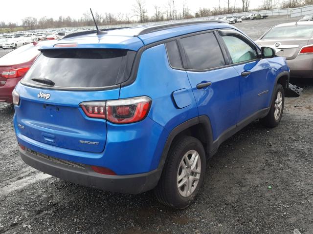 3C4NJDAB6HT624863 - 2017 JEEP COMPASS SP 蓝色 照片 4