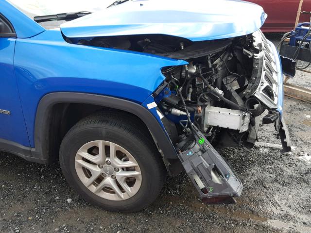 3C4NJDAB6HT624863 - 2017 JEEP COMPASS SP 蓝色 照片 9