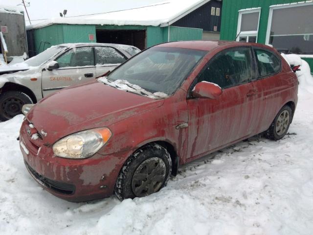 KMHCN35C68U085901 - 2008 HYUNDAI ACCENT BAS ORANGE photo 2