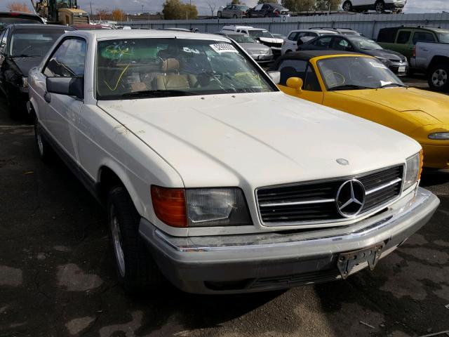 WDBCA44D6FA110065 - 1985 MERCEDES-BENZ 500 SEC WHITE photo 1