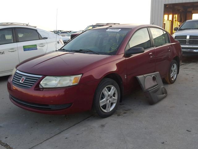 1G8AJ55F56Z193627 - 2006 SATURN ION LEVEL RED photo 2