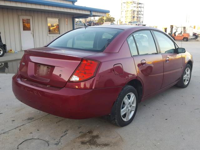 1G8AJ55F56Z193627 - 2006 SATURN ION LEVEL RED photo 4