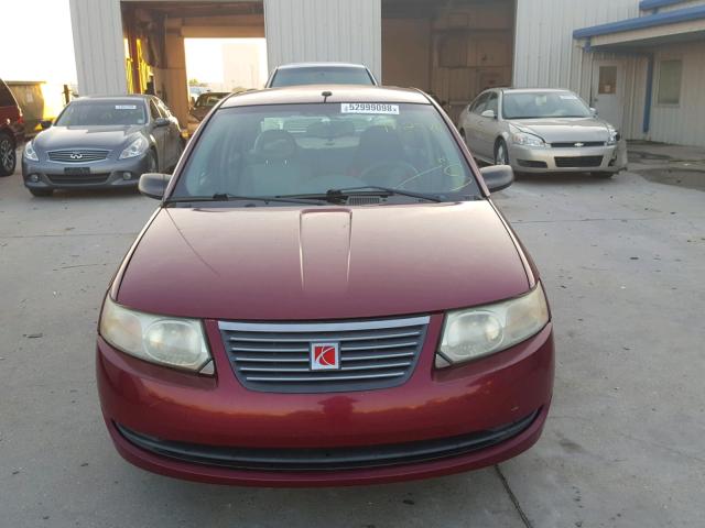 1G8AJ55F56Z193627 - 2006 SATURN ION LEVEL RED photo 9
