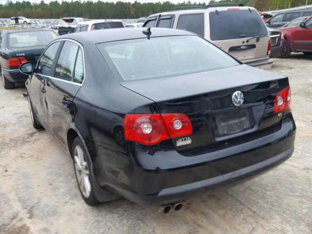 3VWRF71K27M033200 - 2007 VOLKSWAGEN JETTA 2.5 BLACK photo 3