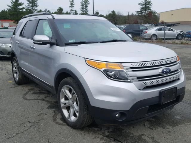 1FM5K8F80FGC55058 - 2015 FORD EXPLORER L SILVER photo 1