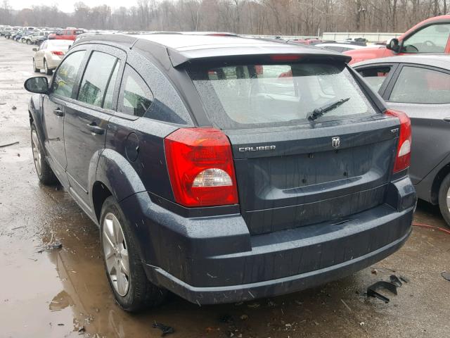 1B3HB48B17D559040 - 2007 DODGE CALIBER SX BLUE photo 3