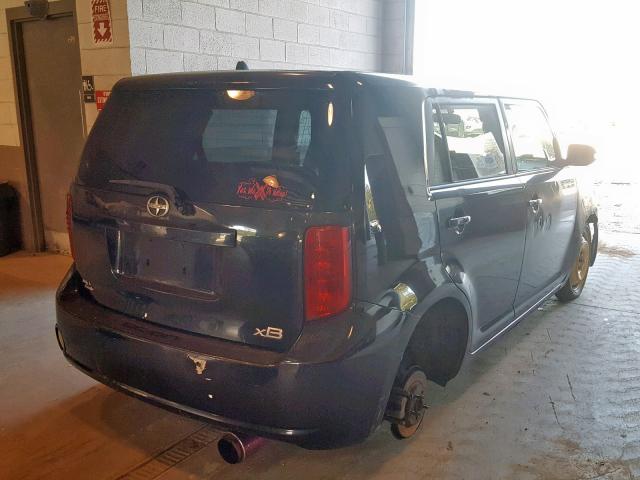 JTLZE4FEXA1106619 - 2010 TOYOTA SCION XB BLACK photo 4