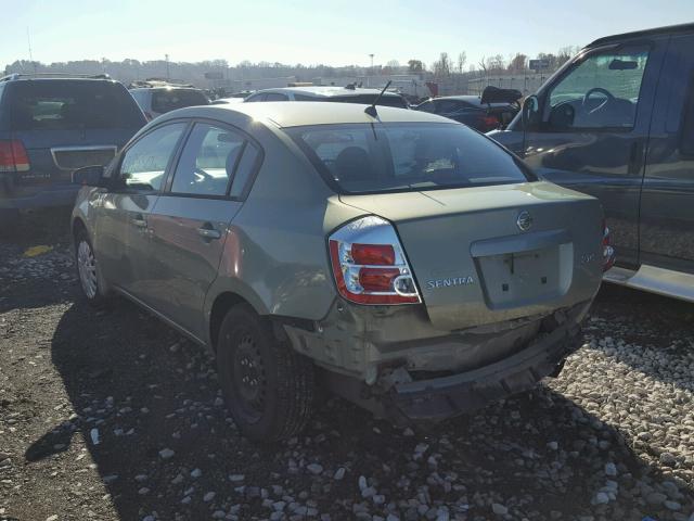 3N1AB61E47L715097 - 2007 NISSAN SENTRA 2.0 GREEN photo 3