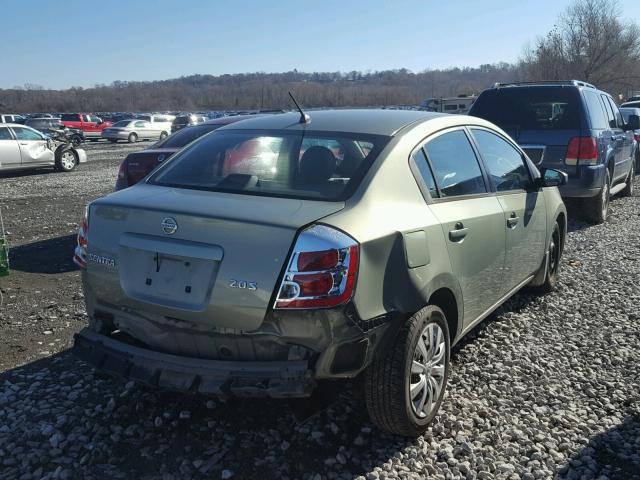 3N1AB61E47L715097 - 2007 NISSAN SENTRA 2.0 GREEN photo 4