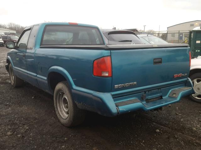 1GTCS19Z3RK503070 - 1994 GMC SONOMA GREEN photo 3