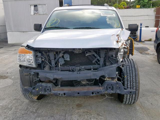 5N1BA0ND8FN610477 - 2015 NISSAN ARMADA SV SILVER photo 9