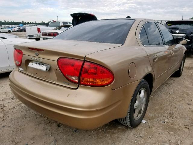 1G3NL52E0XC391999 - 1999 OLDSMOBILE ALERO GL GOLD photo 4