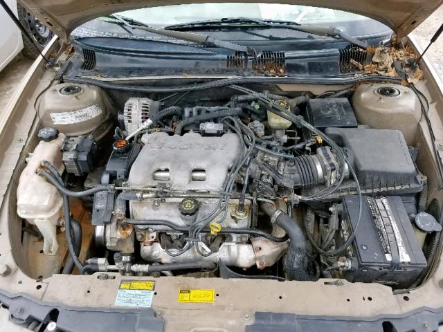 1G3NL52E0XC391999 - 1999 OLDSMOBILE ALERO GL GOLD photo 7