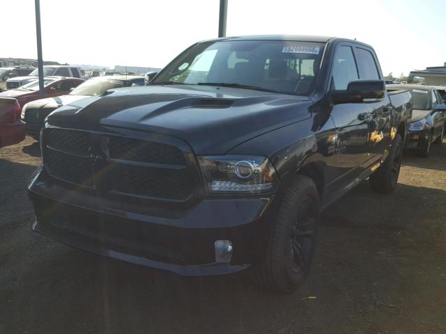 1C6RR6MT6HS736047 - 2017 RAM 1500 SPORT BLACK photo 2