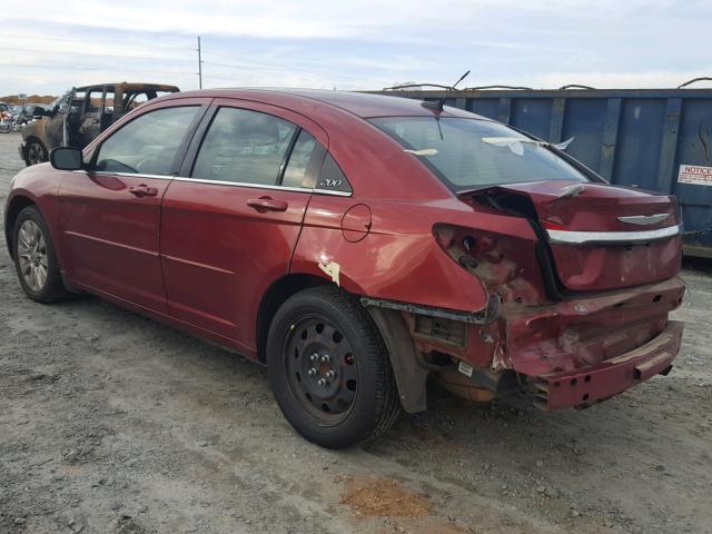 1C3CCBAB1DN588469 - 2013 CHRYSLER 200 LX MAROON photo 3