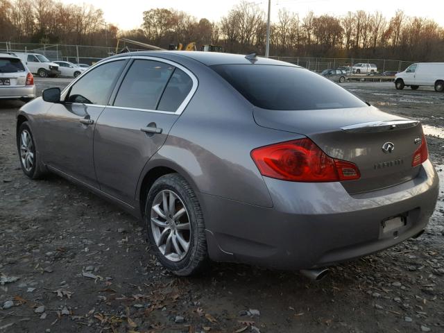 JNKCV61F09M053080 - 2009 INFINITI G37 CHARCOAL photo 3