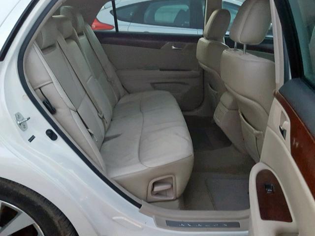 4T1BK3DB0BU428383 - 2011 TOYOTA AVALON BAS Սպիտակ լուսանկար 6