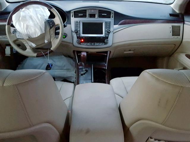 4T1BK3DB0BU428383 - 2011 TOYOTA AVALON BAS Սպիտակ լուսանկար 9
