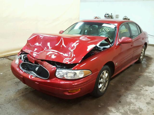 1G4HR54K83U242268 - 2003 BUICK LESABRE LI RED photo 2