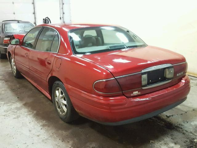 1G4HR54K83U242268 - 2003 BUICK LESABRE LI RED photo 3