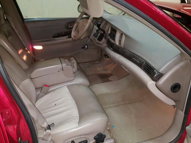 1G4HR54K83U242268 - 2003 BUICK LESABRE LI RED photo 5