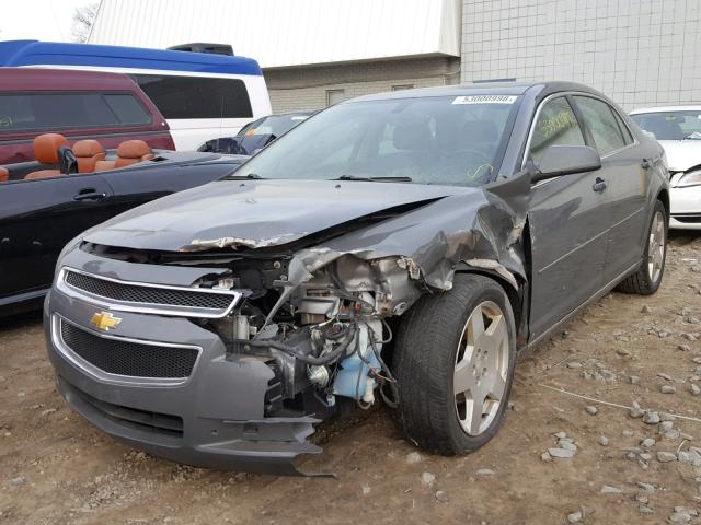 1G1ZJ57709F253732 - 2009 CHEVROLET MALIBU 2LT GRAY photo 2