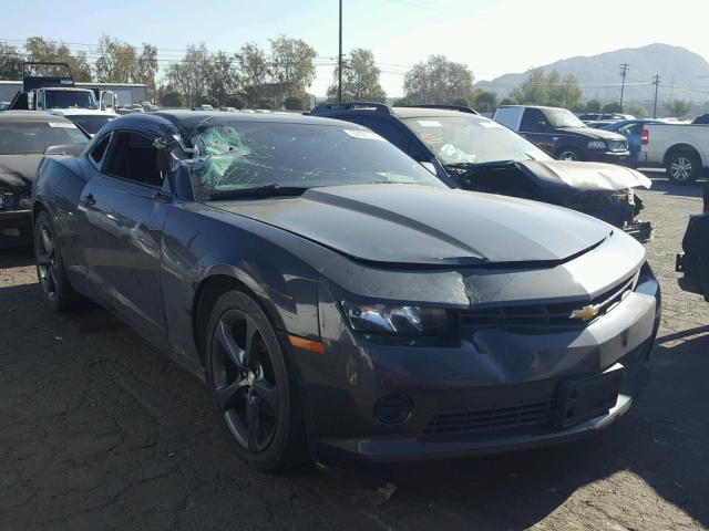 2G1FA1E31E9292053 - 2014 CHEVROLET CAMARO LS BLACK photo 1