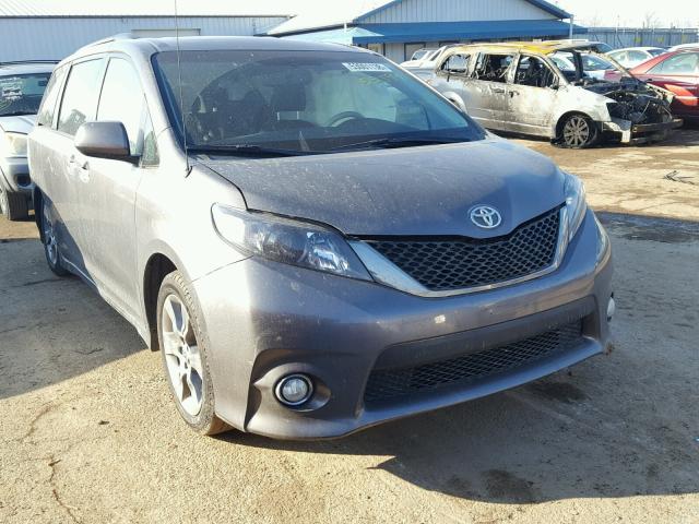 5TDXK3DC6ES505401 - 2014 TOYOTA SIENNA SPO GRAY photo 1