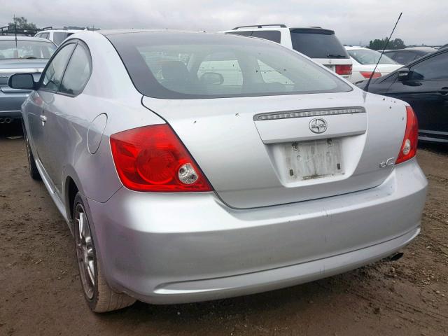 JTKDE177X60092179 - 2006 TOYOTA SCION TC 银色 照片 3