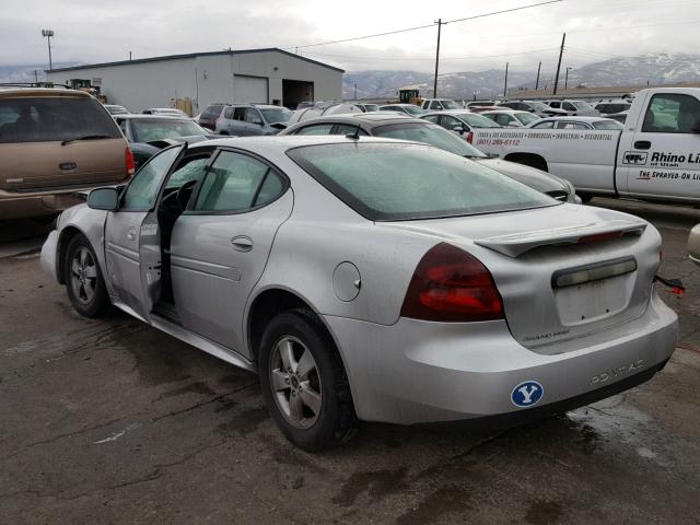 2G2WP552061187870 - 2006 PONTIAC GRAND PRIX SILVER photo 3