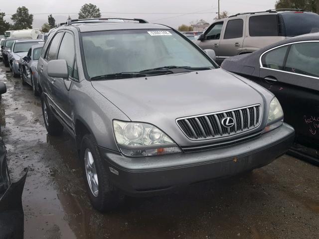 JTJGF10U710100388 - 2001 LEXUS RX 300 GRAY photo 1