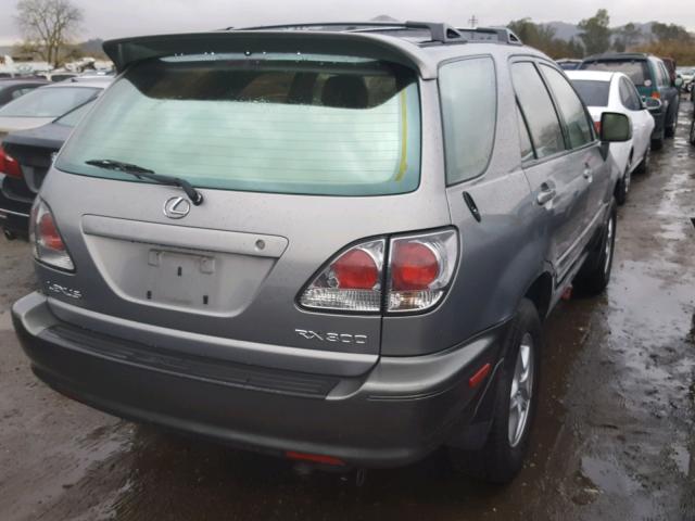 JTJGF10U710100388 - 2001 LEXUS RX 300 GRAY photo 4