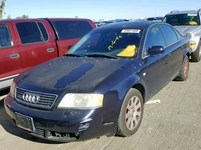 WAUEH64B51N166013 - 2001 AUDI A6 2.8 QUA BLUE photo 2