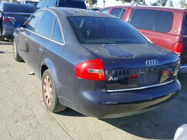 WAUEH64B51N166013 - 2001 AUDI A6 2.8 QUA BLUE photo 3