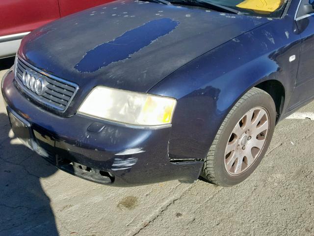 WAUEH64B51N166013 - 2001 AUDI A6 2.8 QUA BLUE photo 9