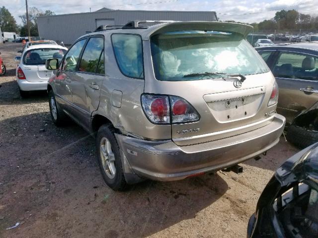 JTJHF10UX10217872 - 2001 LEXUS RX 300 GOLD photo 3