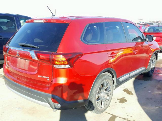 JA4AD3A30GZ009879 - 2016 MITSUBISHI OUTLANDER BURGUNDY photo 4