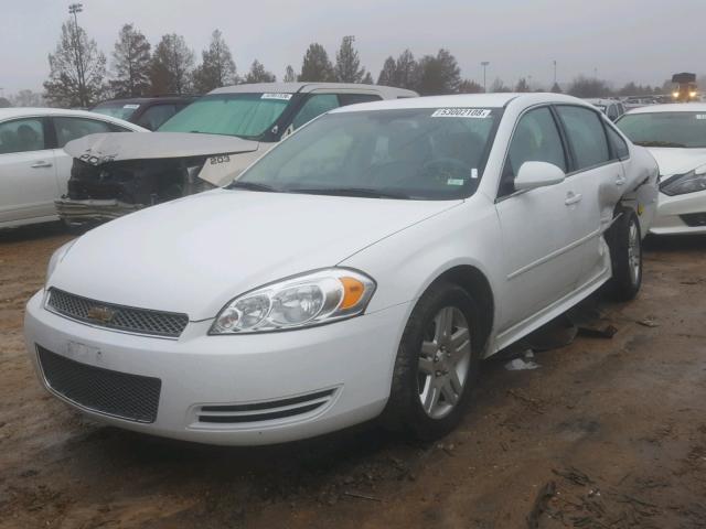 2G1WB5E37G1128800 - 2016 CHEVROLET IMPALA LIM WHITE photo 2