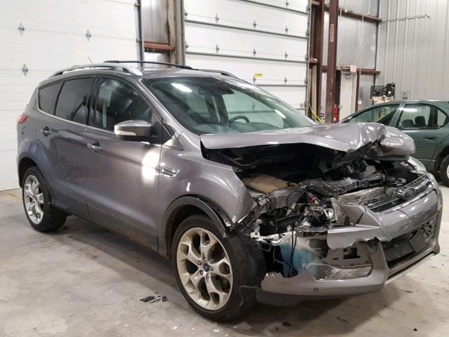 1FMCU9J95DUB32796 - 2013 FORD ESCAPE TIT GRAY photo 1